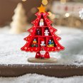 thumbnail image 5 of Kumdkd Christmas Small Mini Tree Ornaments Vibrant Red & Green Suitable For Holiday Scene Decoration Desktop Ornaments, 5 of 6