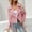 Pink, variant on Sakmal Womens Barn Coat Fleece Pink Corduroy Jacket Trendy Women Jackets Fall XL