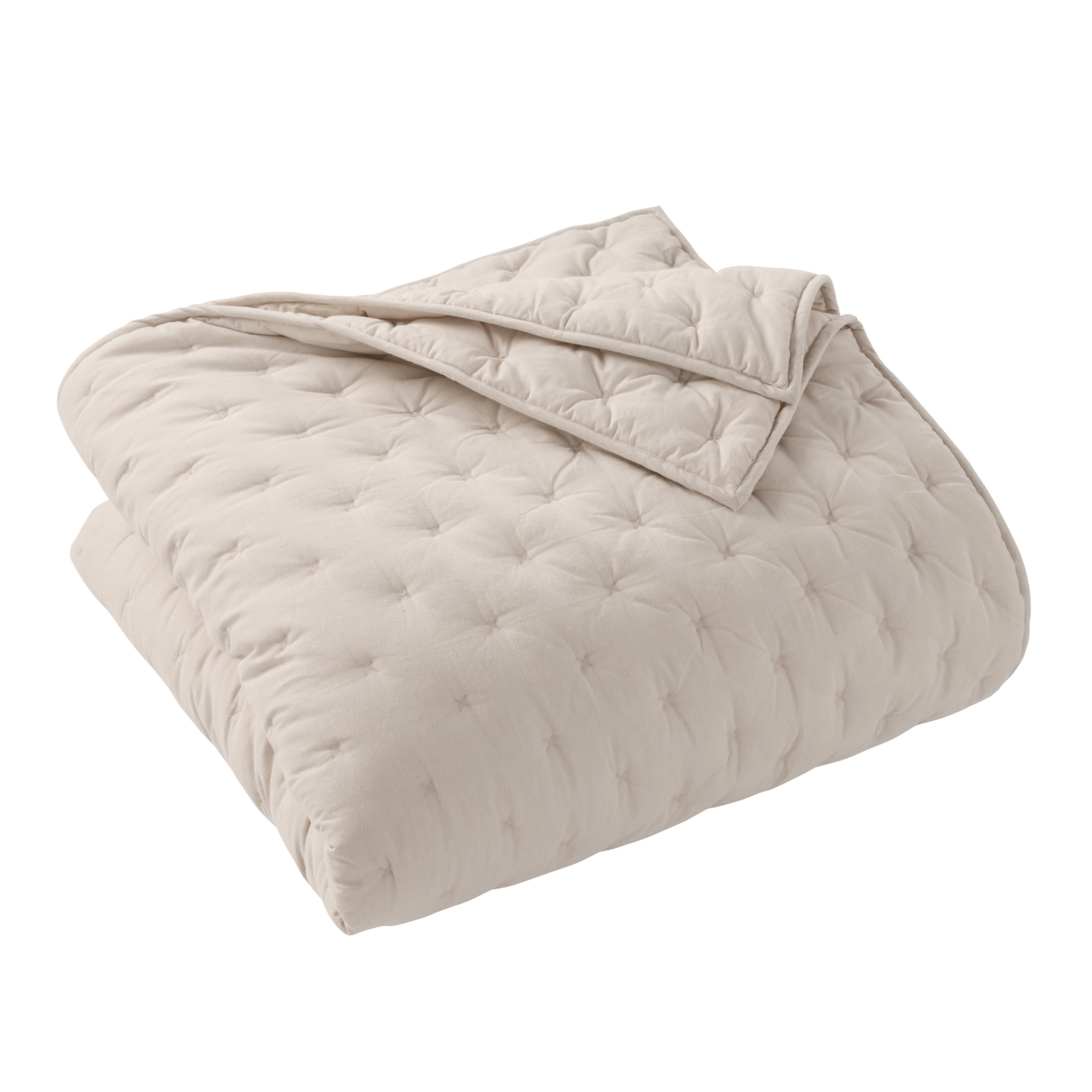 Better Homes & Gardens Beige Chambray Quilt, King
