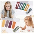 thumbnail image 3 of Southwit 20 Pack Hair Clips - Acrylic Metal Snap Hair Clips for Women -Matte Hair Barrettes for Girls - Hairpins Fashion Accessories for Kids Teens Girls (Square-20), 3 of 5