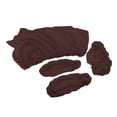 thumbnail image 1 of kusrkot 4PCS Premium Soft Massage Table Bed Pad Face Cradle Pillow Cover Coffee, 1 of 7