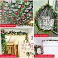 thumbnail image 6 of Aosijia 2 Pack 69 Heads Artificial Rose Vine Flowers Garlands Decorations 7.87 Ft Floral Hanging Garden Craft Rose Ivy Plants for Wedding Arch Arrangement, 6 of 7