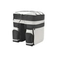thumbnail image 1 of Xingzhi Bike Bag Wear Resistant Waterproof Solid Double Zippers Rear Rack Outdoor Cycling Riding Camping Mountain Black Grey, 1 of 1