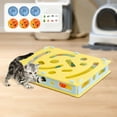 thumbnail image 4 of Interactive Cat Toy Puzzle Toys for Indoor Cats Felt Maze Box Kittern Toys Pet Cat Games Self Play Fun Exercise Hide Seek Moving Cat Toy for Bored Cats Encourages Hunting Instincts, 4 of 6