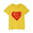 thumbnail image 1 of Zpanxa Chemises Filles T-Shirt à Imprimé d'Halloween Col Rond Manches Courtes Haut Mode en Coton 4 Ans, 1 of 4