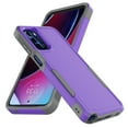 thumbnail image 2 of Tekcoo Moto G Stylus Shockproof Rubber Armor Protective Cell Phone Case for Motorola Moto 5G,Purple, 2 of 7