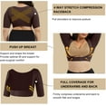 thumbnail image 3 of MANIFIQUE Women's Plus Size Shapewear Tops Post Surgery Compression Sleeve for Arm Shaper, 3 of 6