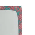 thumbnail image 2 of Ambesonne Outdoor Fitted Sheet, Lively Garden, Twin Size, Teal Pink White, 2 of 2