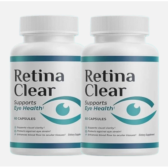 Retina Clear Vision Support Supplement, Eye Health Formula, 60 Capsules, 30 Days Supply, 2PC, Makeup Organizers