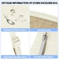 thumbnail image 2 of Bloomr Bag - Small Crescent Puffer Purse Shoulder Bag for Women, Nylon Quilted with Adjustable Shoulder Strap, Puffy Bag, 2 of 14