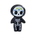 thumbnail image 2 of Resin Sugar Skull Mini Figurines Multicolor Hand Painted Skeleton Decor for Halloween Party and Micro Garden, 2 of 5