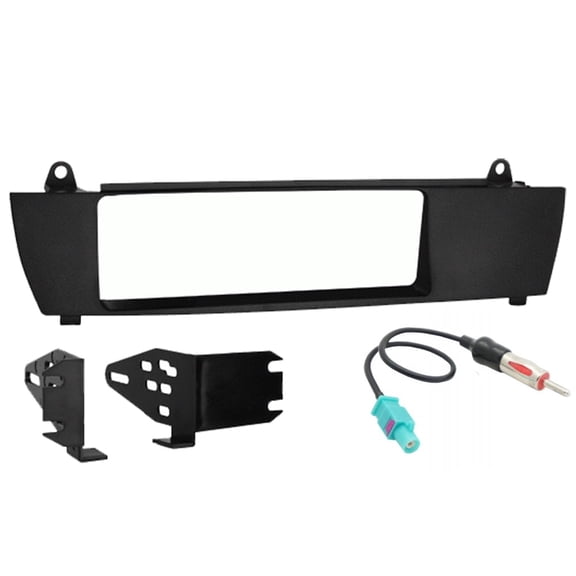 Fits BMW X3 2004-2010 Metra Single DIN Dash Kit with Harmony Radio Harness