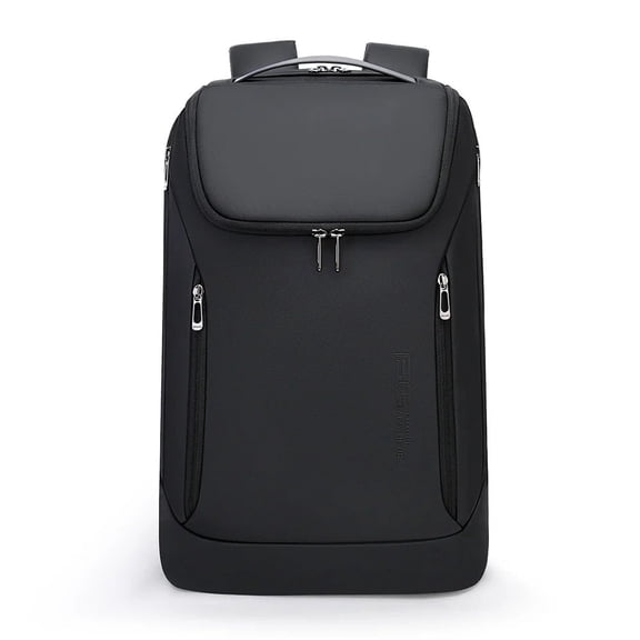 BANGE Unisex Aerox 2517 Expandable Checkpoint-Friendly Flat-Open 17 in Laptop Travel Backpack, Black