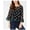 black, variant on I.N.C Womens Ruffle-Sleeve Pullover Blouse, Black, Small