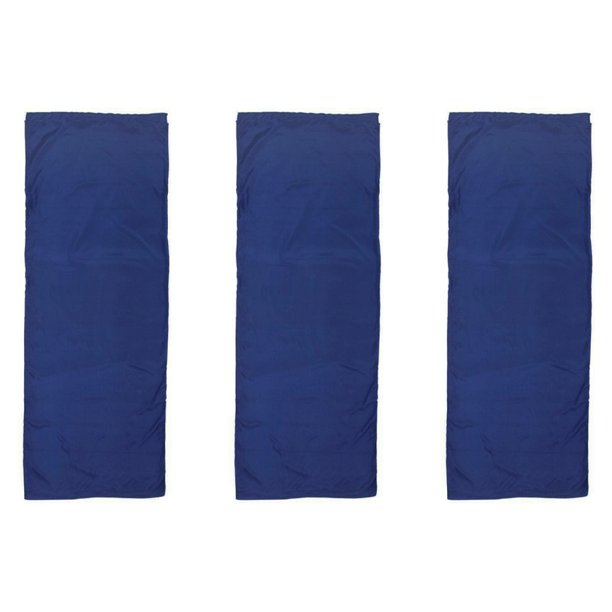 3X Bolsa de Dormir de Microfibra Forro de Cama de Viaje de Dormir Ligero Forros para Adultos, para Hoteles, Viajando 36X87 Pulgadas