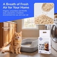 thumbnail image 4 of FEELING BEST Tofu Cat Litter 33.6 lb (6-Pack), Natural Unscented Clumping & Flushable Kitty Litter, Low Tracking, 4 of 9