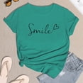 thumbnail image 7 of xfsWaSs Women's Graphic T-Shirts Casual Print Short Sleeve T Shirts for Women Fashion Tees Tops Soft Crewneck Tshirts Summer Clothes, 7 of 7