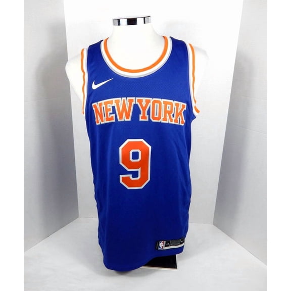 2022-23 Mens New York Knicks RJ Barrett #9 Swingman Icon Blue Jersey Nike 48