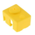 thumbnail image 1 of Almencla Silicone Case for V6 Pt100 Aluminum Block 3d Printer Part Hot End NEW Yellow, 1 of 8