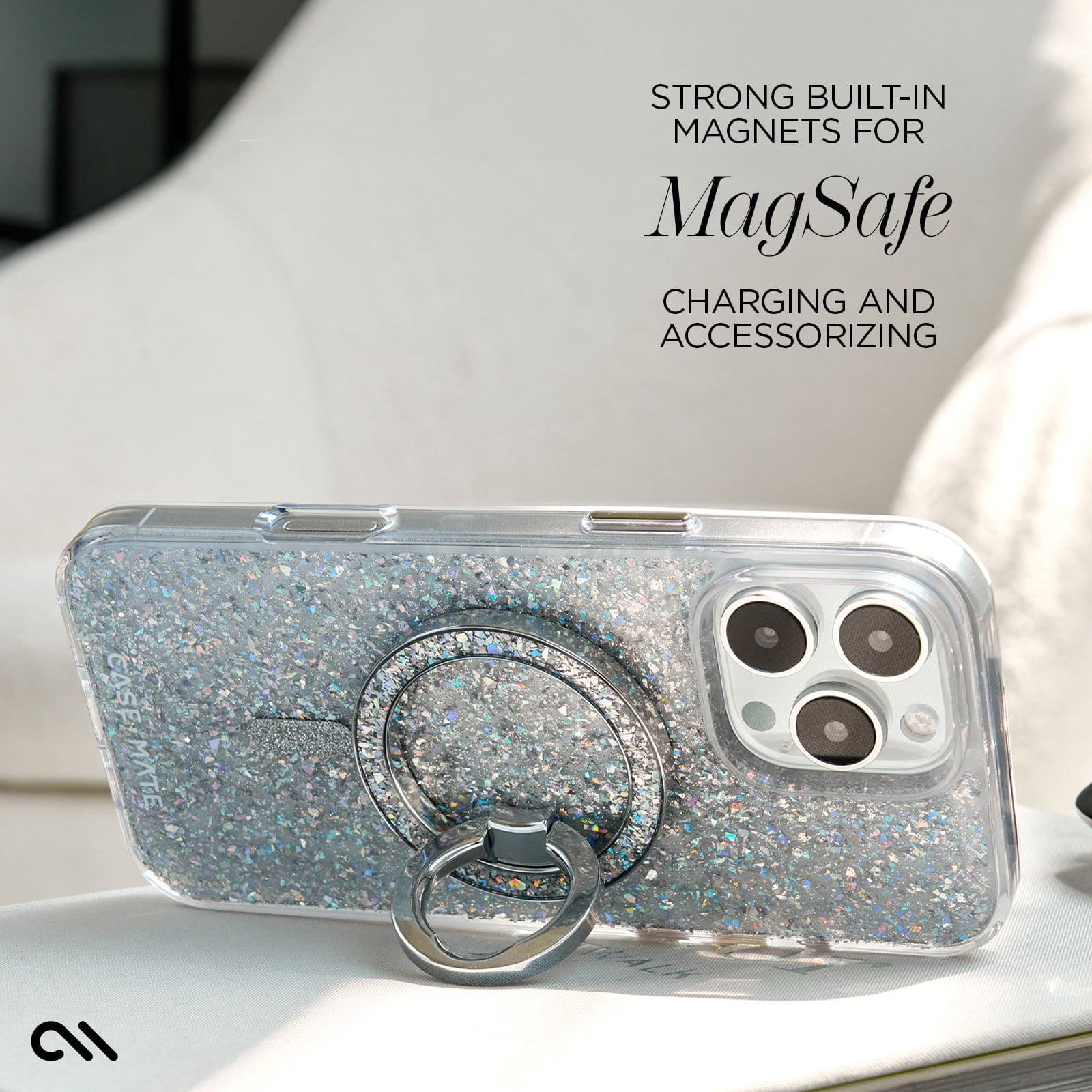 Case-Mate Apple iPhone 16 Pro MagSafe Compatible Case - Twinkle Disco