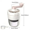thumbnail image 3 of Protable Hand-Operated Ice Shaver Snow Cone Machine Hand Ice Breaker Ice Crusher, 3 of 12