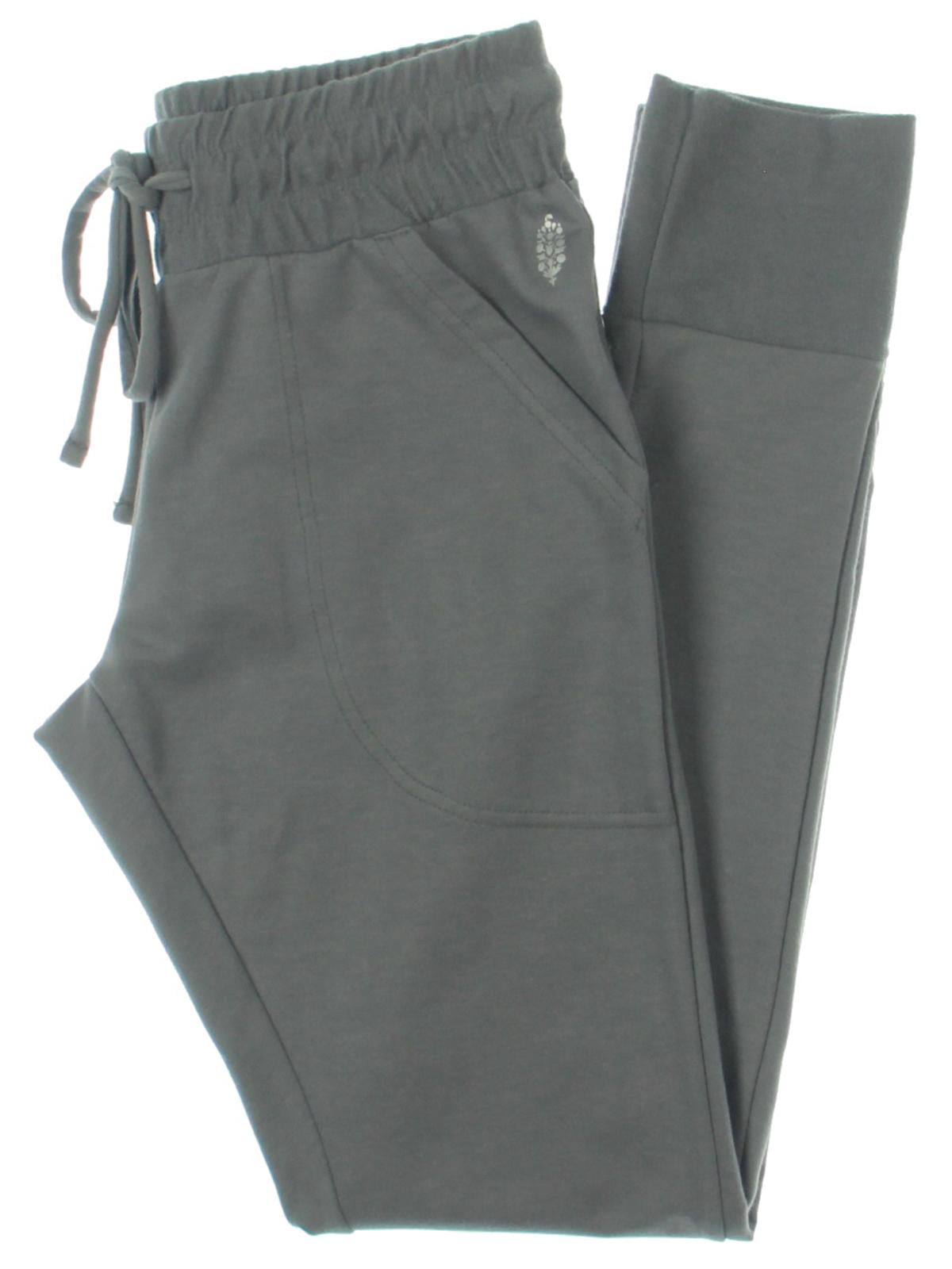 Sunny Jogger Drawstring Sweatpants Gray 
