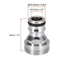 thumbnail image 2 of Conector rápido de grifo de latón Unique Bargains M22 M24 para manguera, 2 of 5