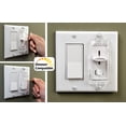 thumbnail image 4 of Clear Light Switch Guard / Cover (9 Pack) Rocker Style, Child-Safe, Home & Office, 4 of 8