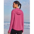 thumbnail image 3 of Pinspark Women's Athletic Hoodie Jackets Sun Protection Slim Fit Track Jacket Lightweight Long Sleeve Performance Shirt with Pockets, 3 of 6