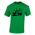 thumbnail image 2 of Respect My Tshirt - Leo Zodiac Sign Graphic T-Shirt, Astrology Symbol Design, Crew Neck, Green, XL, 2 of 3