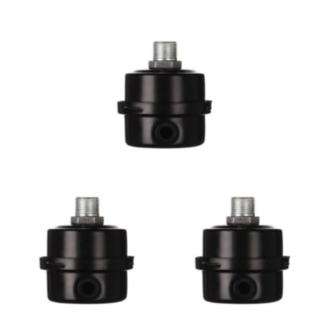 relayinert Black Efficiency And Service Life Silent Oil-free Machine With Noise Reduction Filter Durable Metal Air Compressor 16MM 3PCS