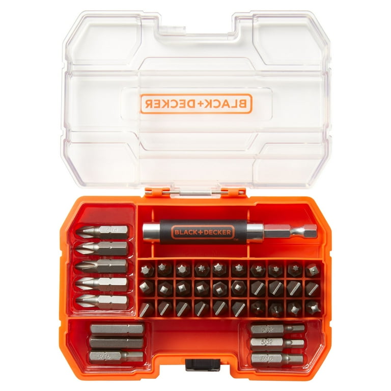 BLACK+DECKER Home Screwdriver Set, 42 Piece with Variety Bits and