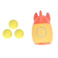 thumbnail image 1 of Kids Shotting Balls Toy Set Rocket Shaped Soft Vinyl 3 Balls Ejection Balls Decompression Toy, 1 of 8