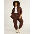 thumbnail image 3 of Scoop Women’s and Women's Plus Ultimate ScubaKnit Cargo Joggers, Sizes XS-4X, 3 of 5