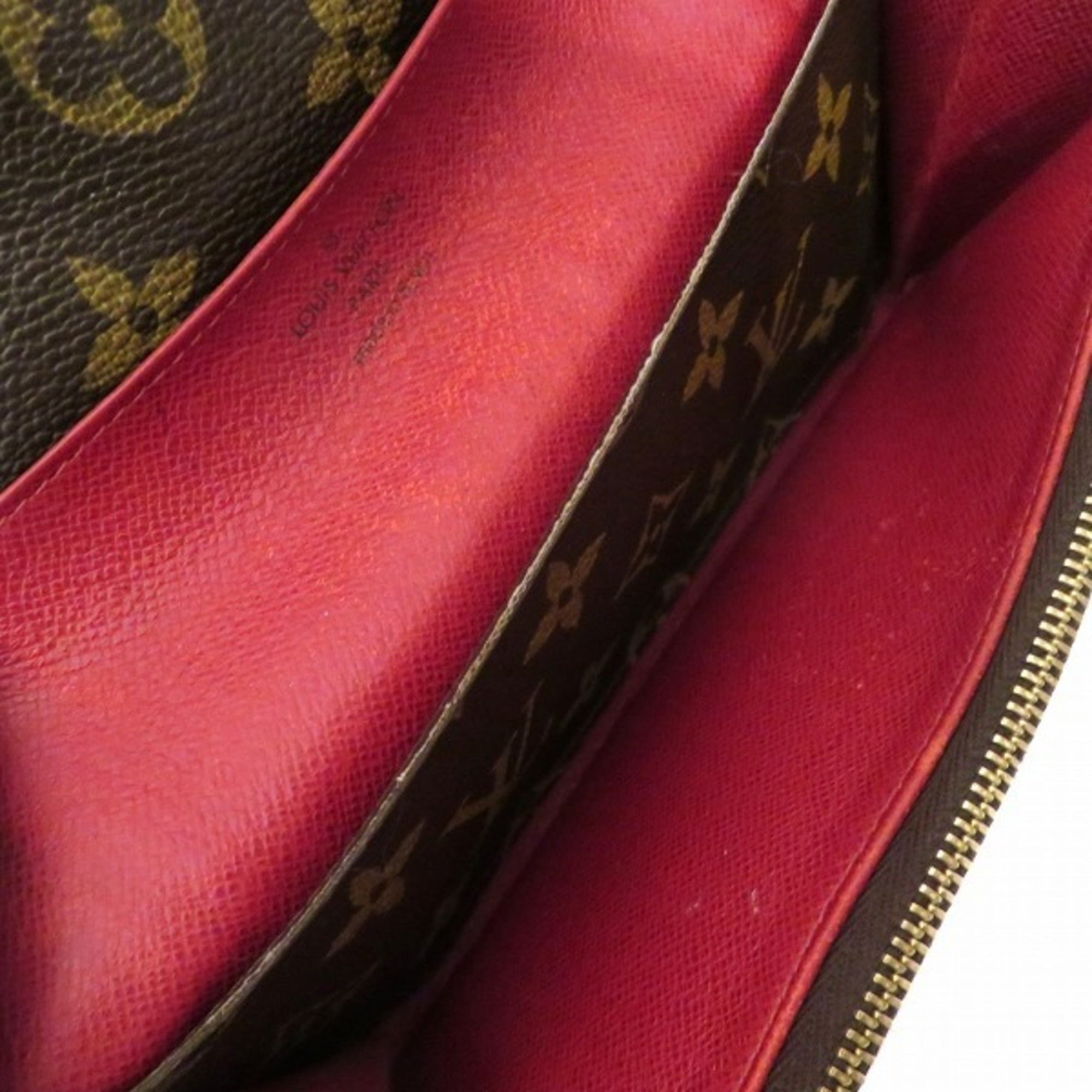 Auth Louis Vuitton Monogram Portefeiulle Emilie M60136 Wallet Leather  103869