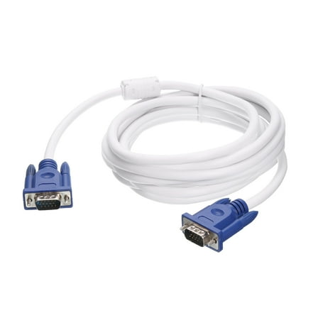 Uxcell VGA to VGA Cable, 5M/16.4ft Male to Male VGA 3 4 Video Cable for Computer, Projector