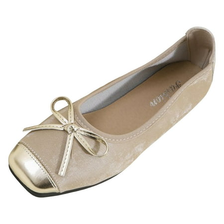 

Krdevn Shoes for Women Walking Shoes Women Fashionable French Square Toe Shallow Mouth Flat Sole Single Shoes For Women New Soft Soled Mary Jane Shoes -Beige 37