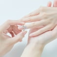 thumbnail image 4 of EGNMCR Rings Accessories Flower Ladies Personalized Finger Open Tail ring ring, 4 of 9