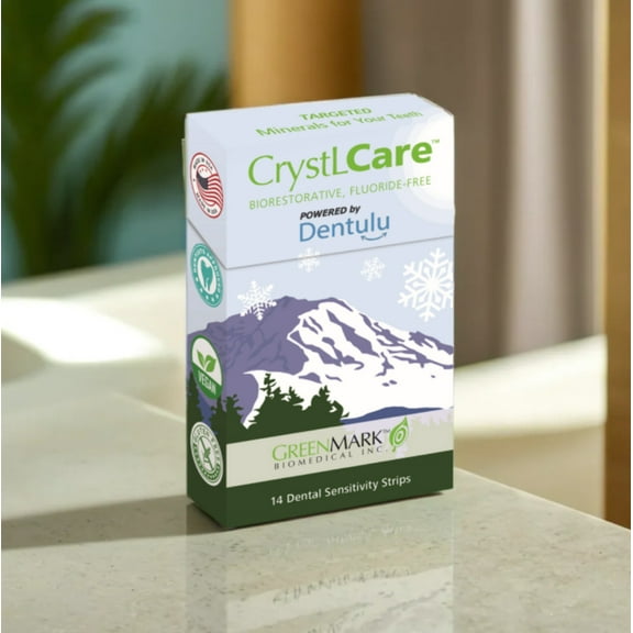 CrystLCare Biorestorative- Fluoride-Free Dental Sensitivity Relief Strip 14ct