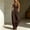 (Fashion 14)Coffee, variant on Aimik Womens Jumpsuits Sleeveless Turndown Collar V Neck Wrap Front Wide Leg Jumpsuits Summer Dressy Fashion One Piece Jumpsuit