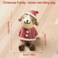 thumbnail image 1 of Adornos de Decoración Artesanal Xihbxyly Adornos de Resina Papá Noel, 1 of 2
