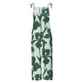 thumbnail image 5 of Cavosen Plus Size Loose Sleeveless Jumpsuits Overalls with Pocket Print Lightweight Summer Vacation Rompers, 5 of 5