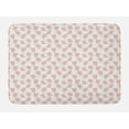 thumbnail image 1 of Piglet Bath Mat, Pig Silhouettes Playing Around on a Background of Polka Dots Farm Lifestyle, Plush Bathroom Decor Mat with Non Slip Backing, 29.5" X 17.5", Rose and White, by Ambesonne, 1 of 2