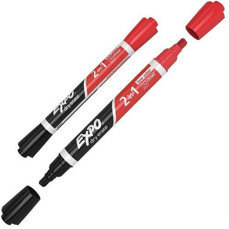 Expo Ii Dry Erase Markers - Chisel Marker Point Style 