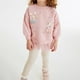 thumbnail image 1 of Odeerbi 2-8 Años Conjunto Niña Sudadera Daisy Algodón Cuello Redondo Mallas Conjunto Dos Piezas Primavera Sudadera Cintura Elástica Pantalones Largos, 1 of 9