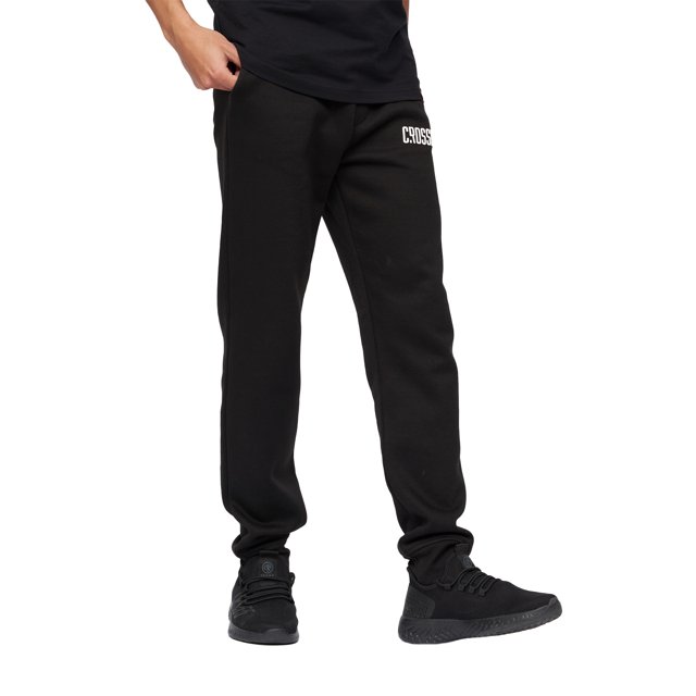 Crosshatch - Pantalón de Chándal Bellmant Diseño Logotipo para Hombre (Negro)