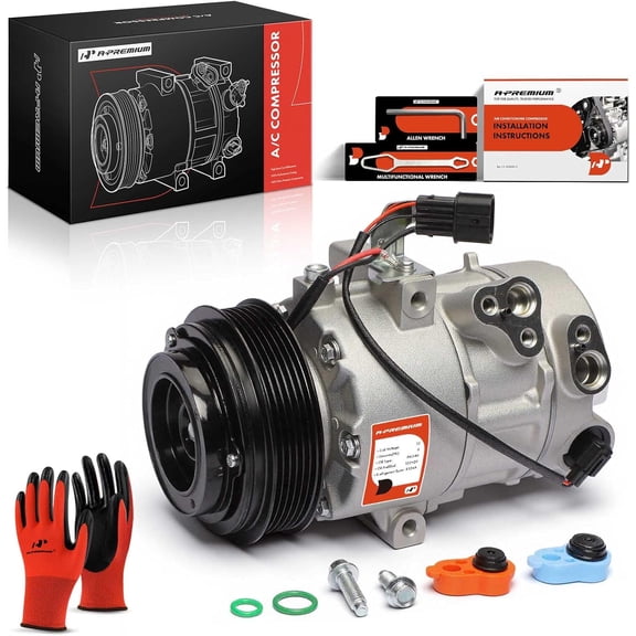 A-Premium Air Conditioner AC Compressor with Clutch Compatible with Hyundai Tucson 2014-2015 L4 2.0L