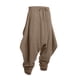 thumbnail image 4 of Ceisia Men's Trendy Solid Color Gift Plus Size Elastic Drawstring Waist Ankle Tied Casual Harem Pants, 4 of 5