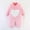Pink, variant on Newborn Baby Girl Boys Winter Outfit Hooded Jumpsuit Infant One Piece Romper Baby Warm Snowsuit Clothes Gifts Set Blue 6-9 Months
