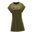 thumbnail image 4 of Vestido corto de verano para mujer, vestido formal para adolescentes, para ir de compras M, 4 of 7